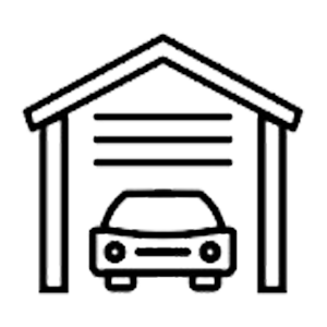 Garage property meta icon.